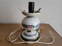 LAMPA nocna. Lampka porcelanowa PRL vintage.