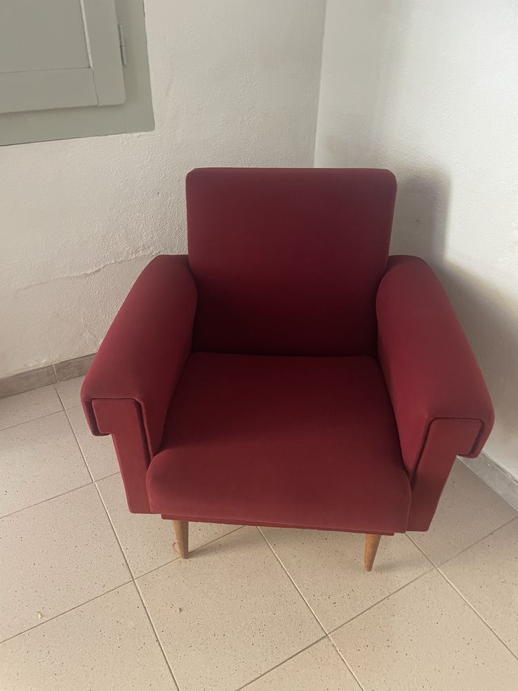Cadeirão/Sofa Vermelha