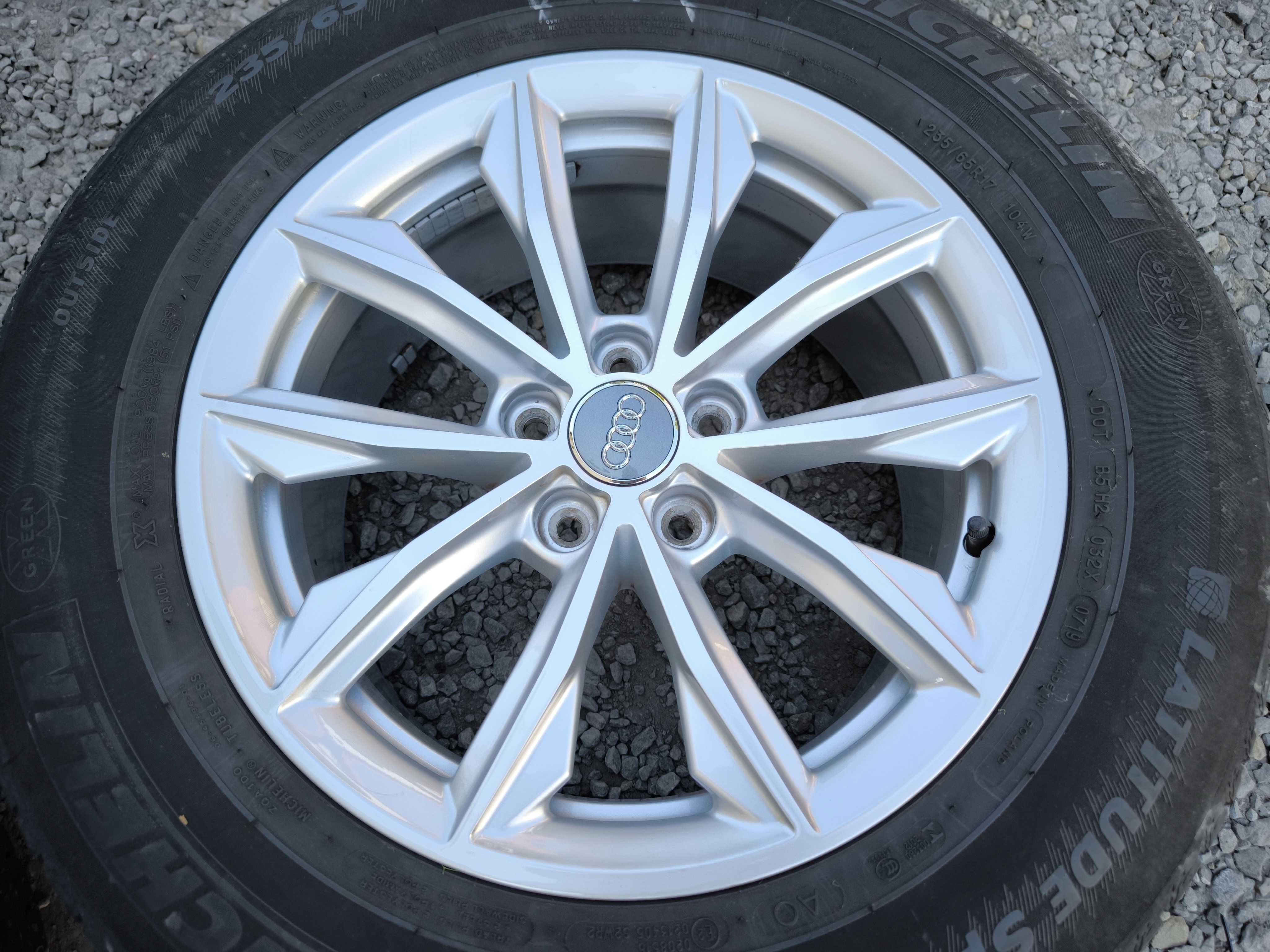 Koła Audi A6 C8 A4 A5 A8 A7 Q3 SQ5 Q5 17 cali 5x112 ET39 Opony 235/65