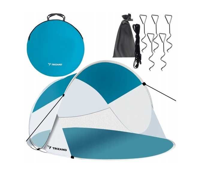 NAMIOT PLAŻOWY samorozkładający POP-UP  2 osobowy 190x120x90