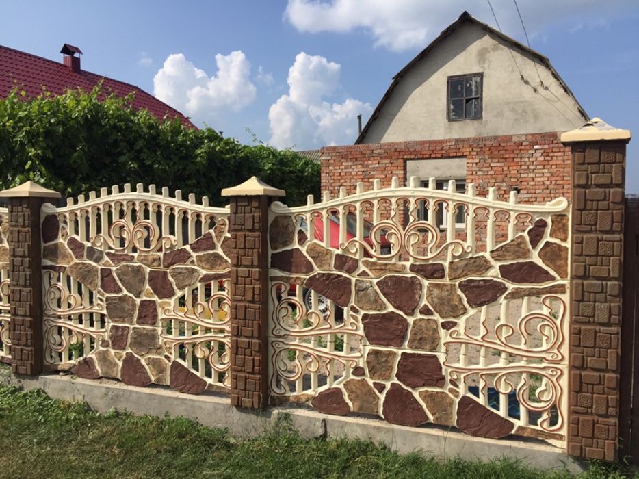 Огорожа,еврозабор,забор,бетона огорожа