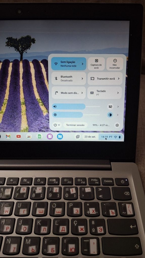 Portátil Lenovo cromebook