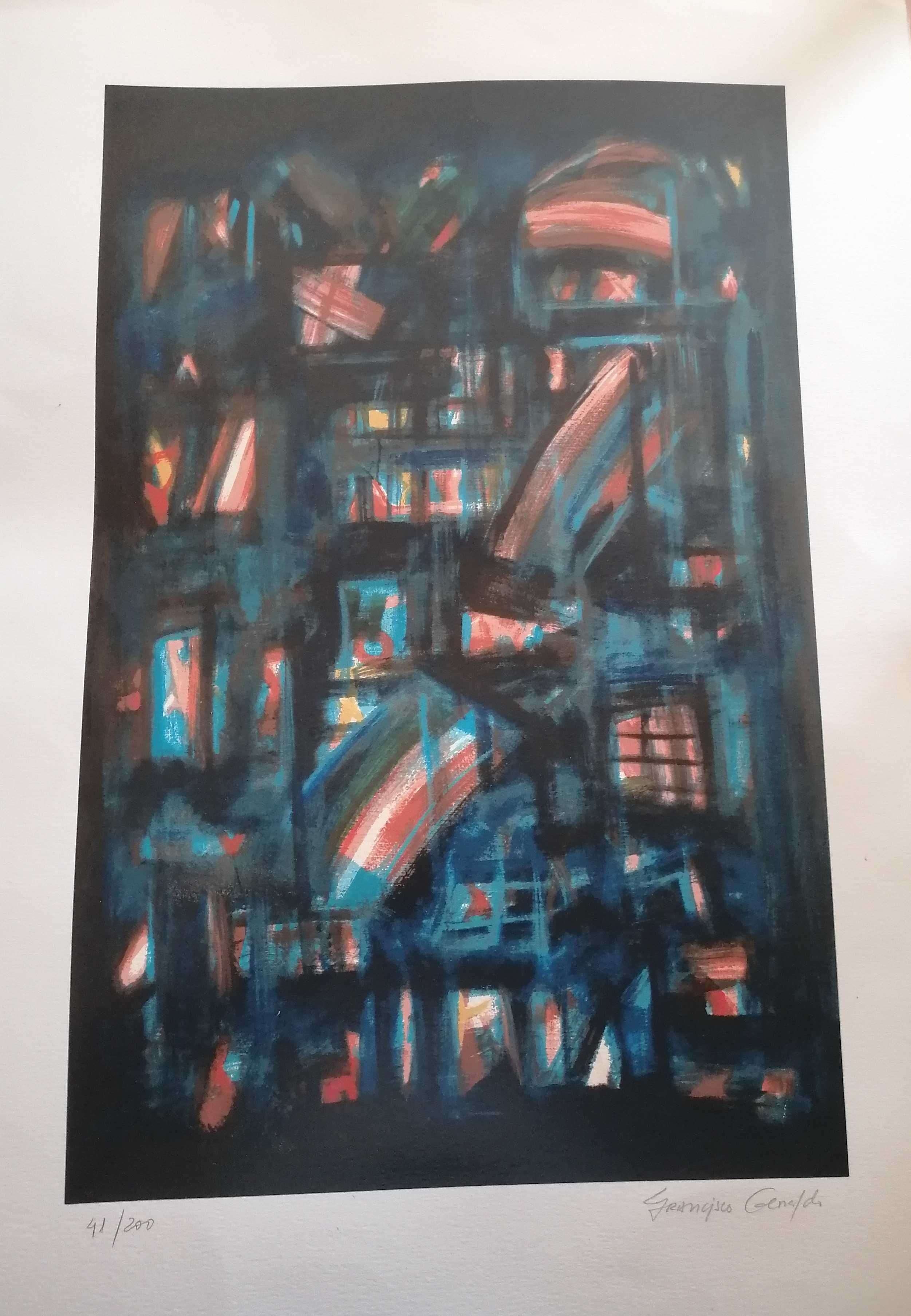 Serigrafia quadro Francisco Geralda