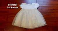 Vestido Mayoral 2-4 meses