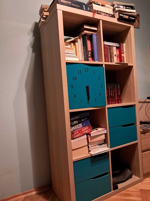 Regał Kallax Ikea z wkładami