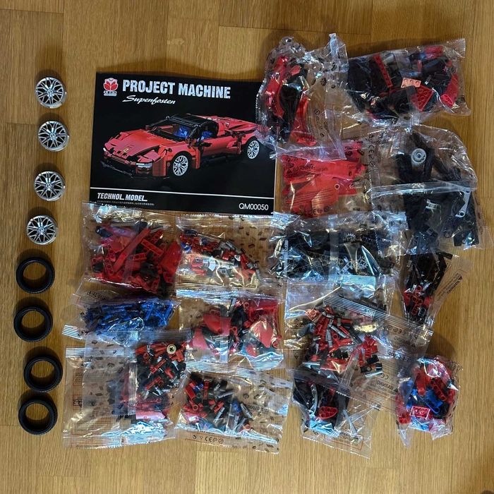 Ferrari Daytona SP3 Klocki Samochód Super Auto jak Lego Technic NOWE