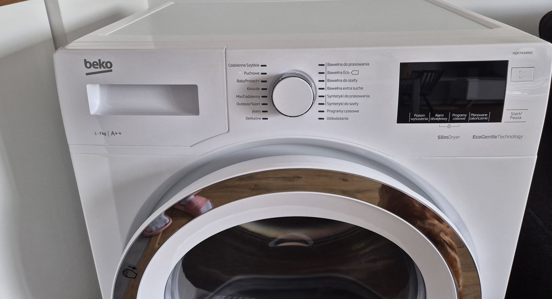 Suszarka BEKO - MDF7434RXC, 7kg A++ SLIM