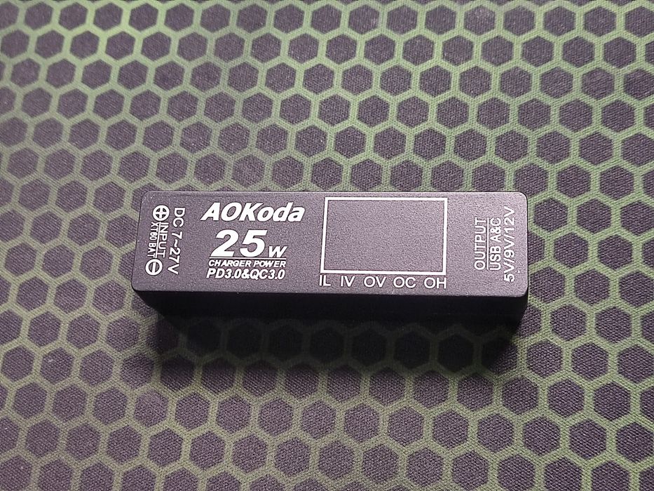 Універсальна зарядка PD 3.0 usb 25w AOkoda XT 60 (від АКБ дрона)