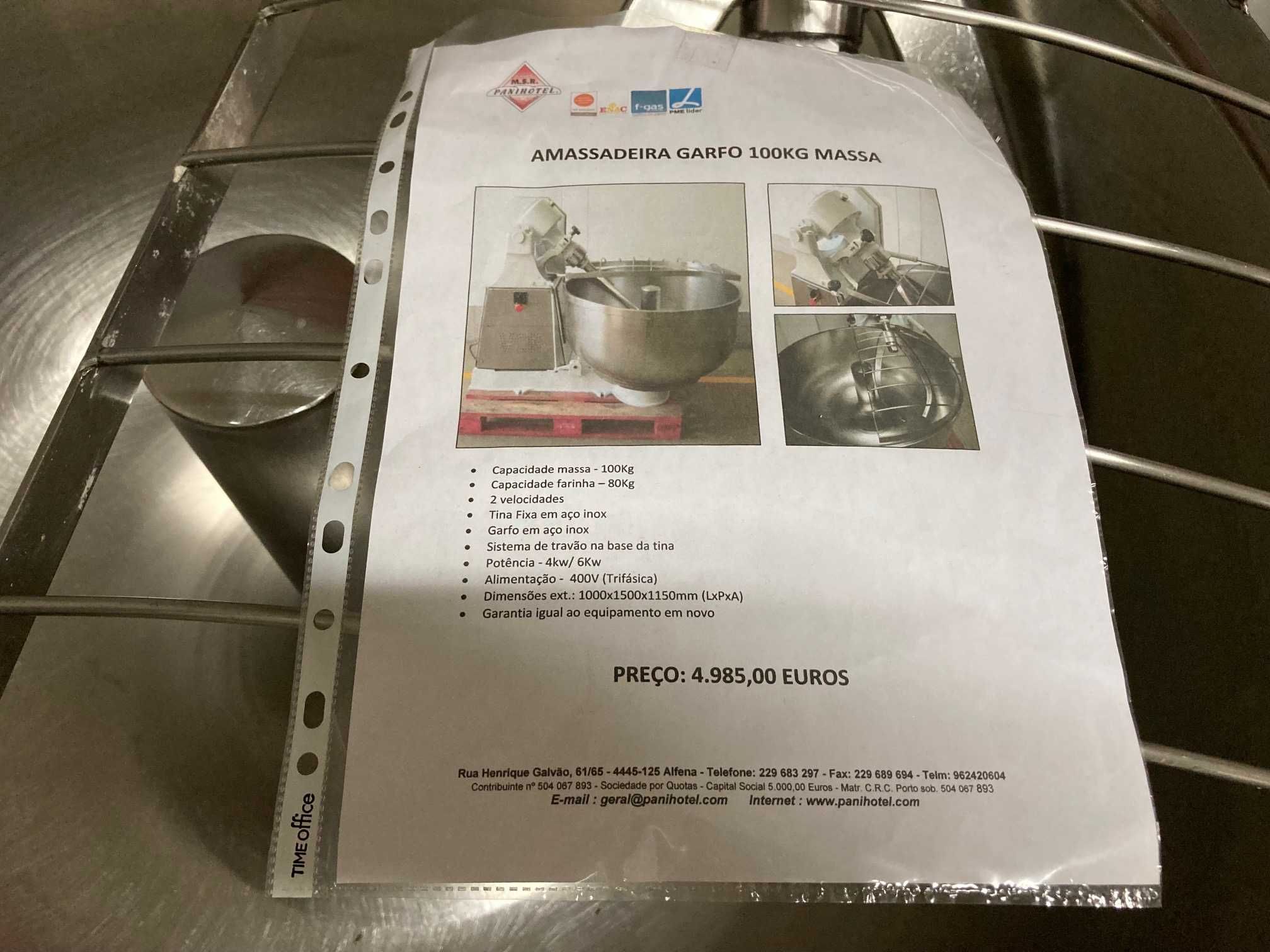 Amassadeira de garfo como novas vários tamanhos e modelos