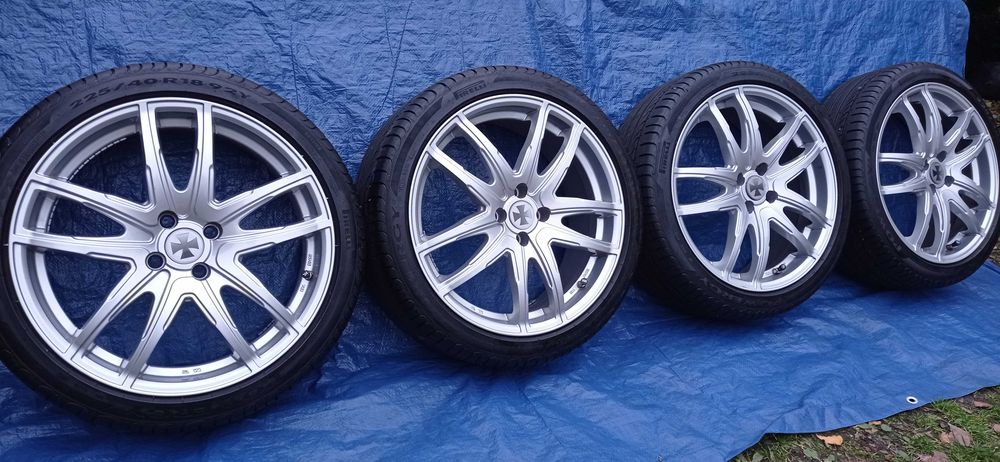 Felgi Koła Aluminiowe 225/40/R18 PIRELLI 6.5mm 5x100 TOYOTA VW SKODA