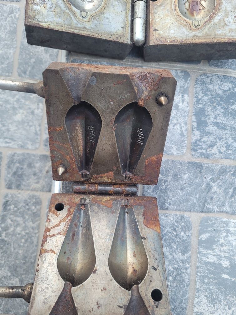Formas para chumbadas de pesca