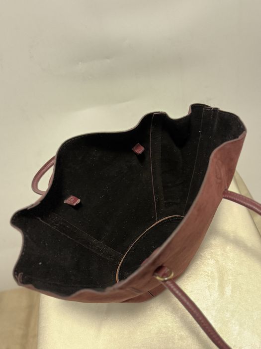 Torebka shopper muszelka skórzana zamsz Laura biaggi ala Hylak