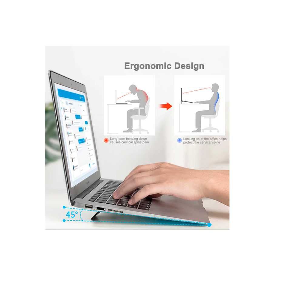 Подставка - ножки для ноутбука, универсальная, эргономичная.
