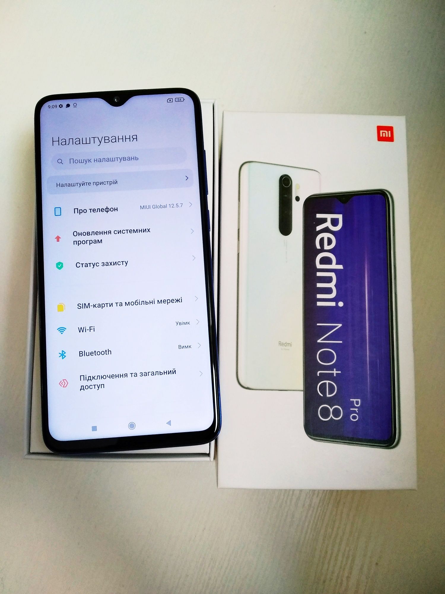 Xiaomi Redmi Note 8 Pro 6/128GB. NFC Blue(Офіційний,Global,Документи)