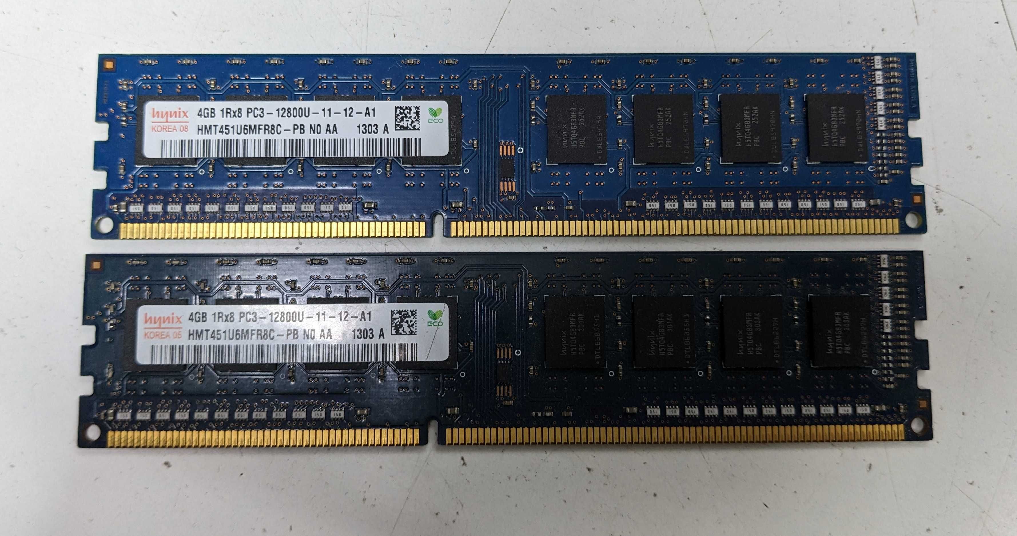 Оперативка для ПК 8Gb DDR3 (2*4) SK hynix 1600MHz