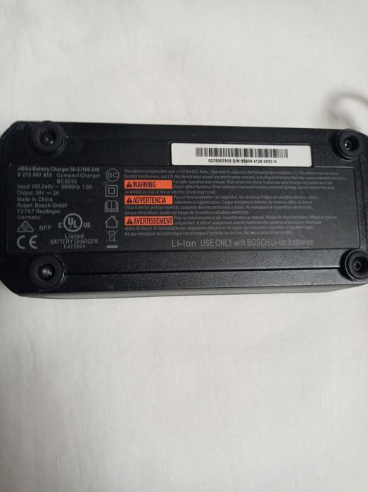 Зарядное устройство Bosch Compact Charger BCS230 — оригинал велосипед