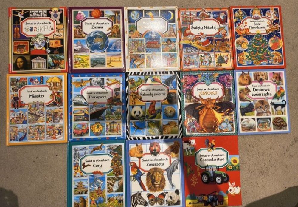 Świat w obrazkach Sztuka Miasto transport Smoki Rekordy zwierząt