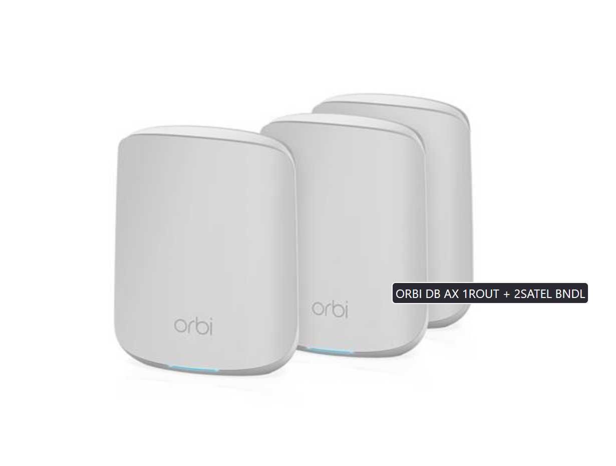 Netgear Orbi RBR350-100EUS Wifi Mesh (router + 2 satelity)