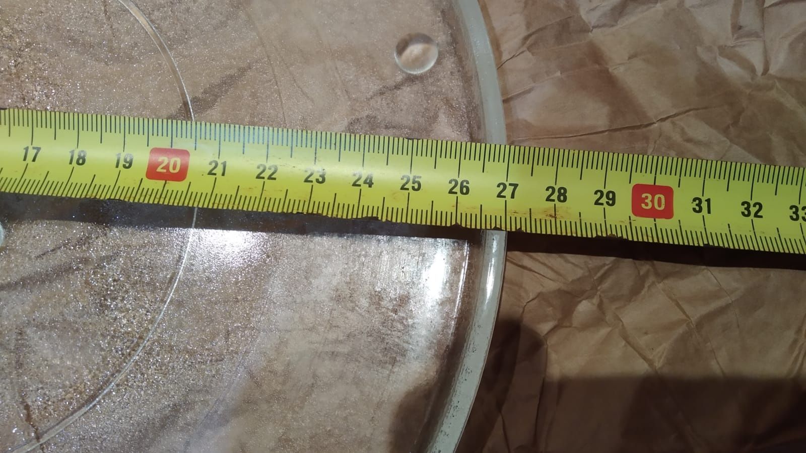 Talerz do mikrofali mikrofalówki 27 cm. oryginał