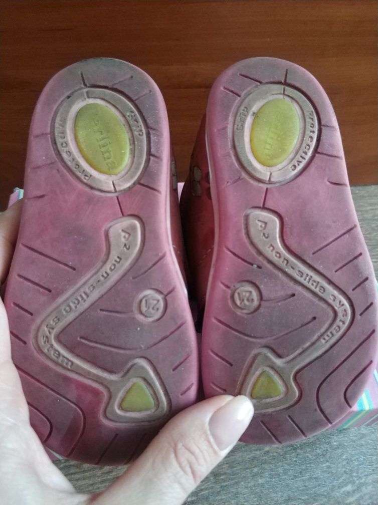 Осінні черевички ботинки Perlina orthopedic, 21 розмір, 13 см устілка