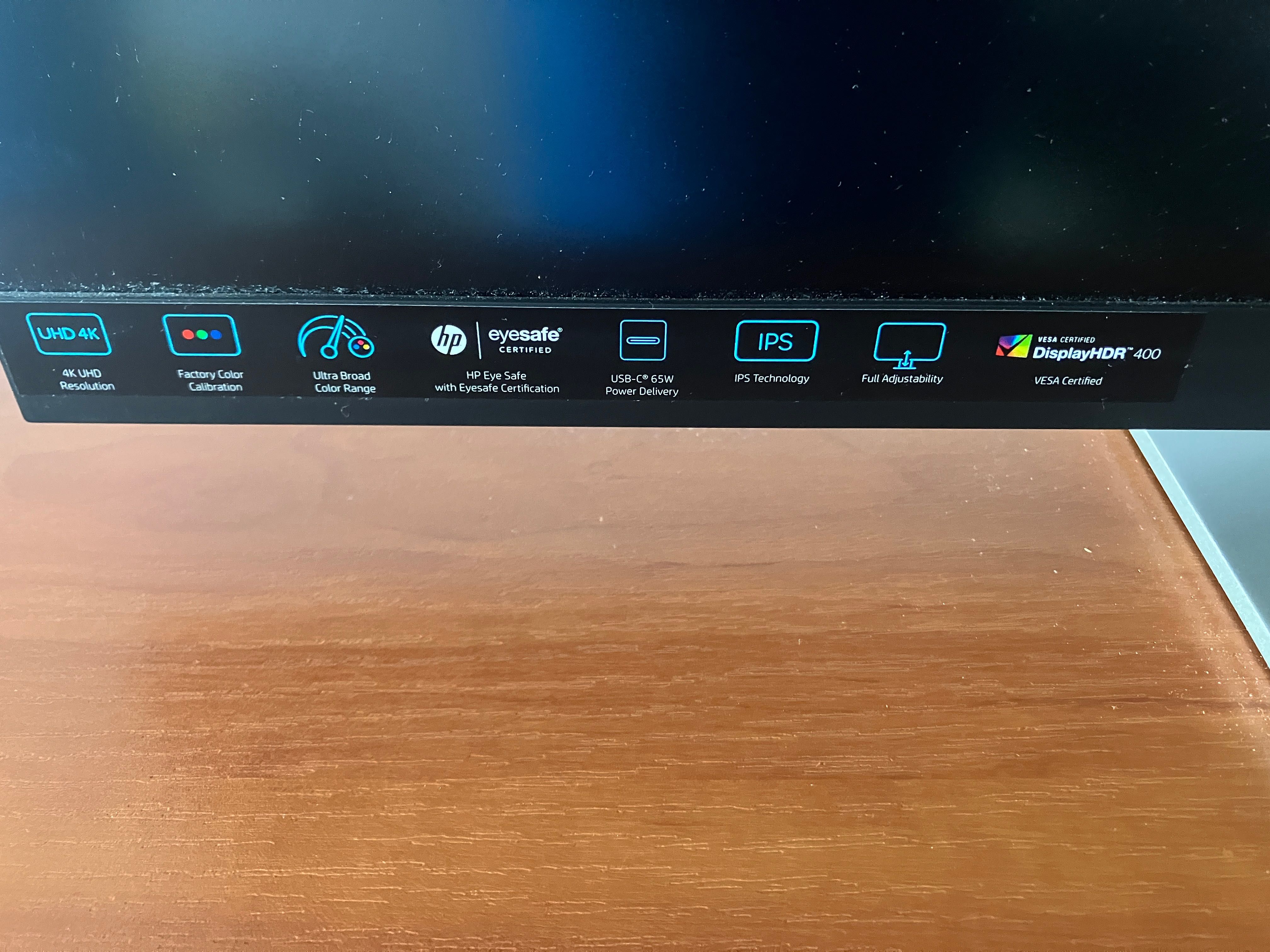 HP U32 31.5" 3840x2160px IPS 4 ms usb-c