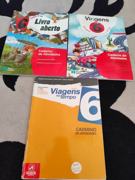 Livros de fichas do 6 ano