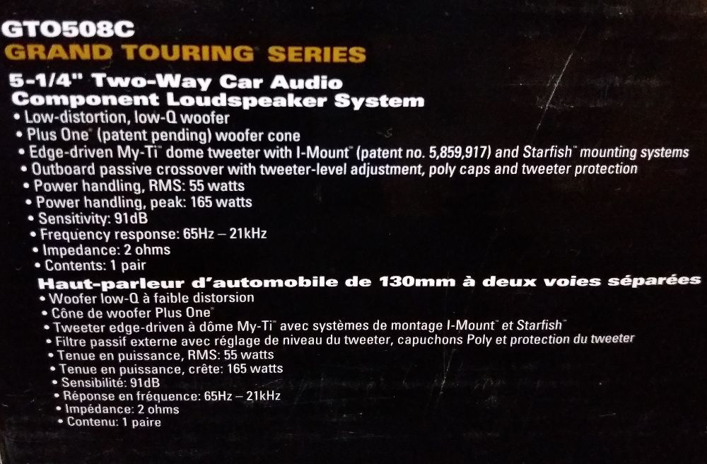 JBL Car Audio - Sistema GTO 5086
