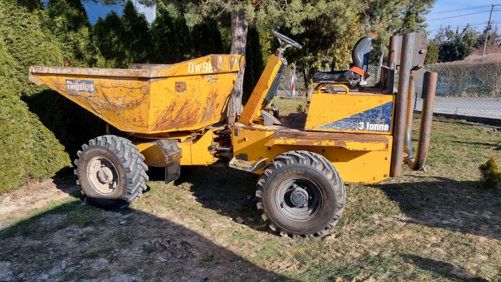 Wynajmę wozidło obrotowe Thwaites 3.5t  rewers/ JCB 1t wysoki wysyp /