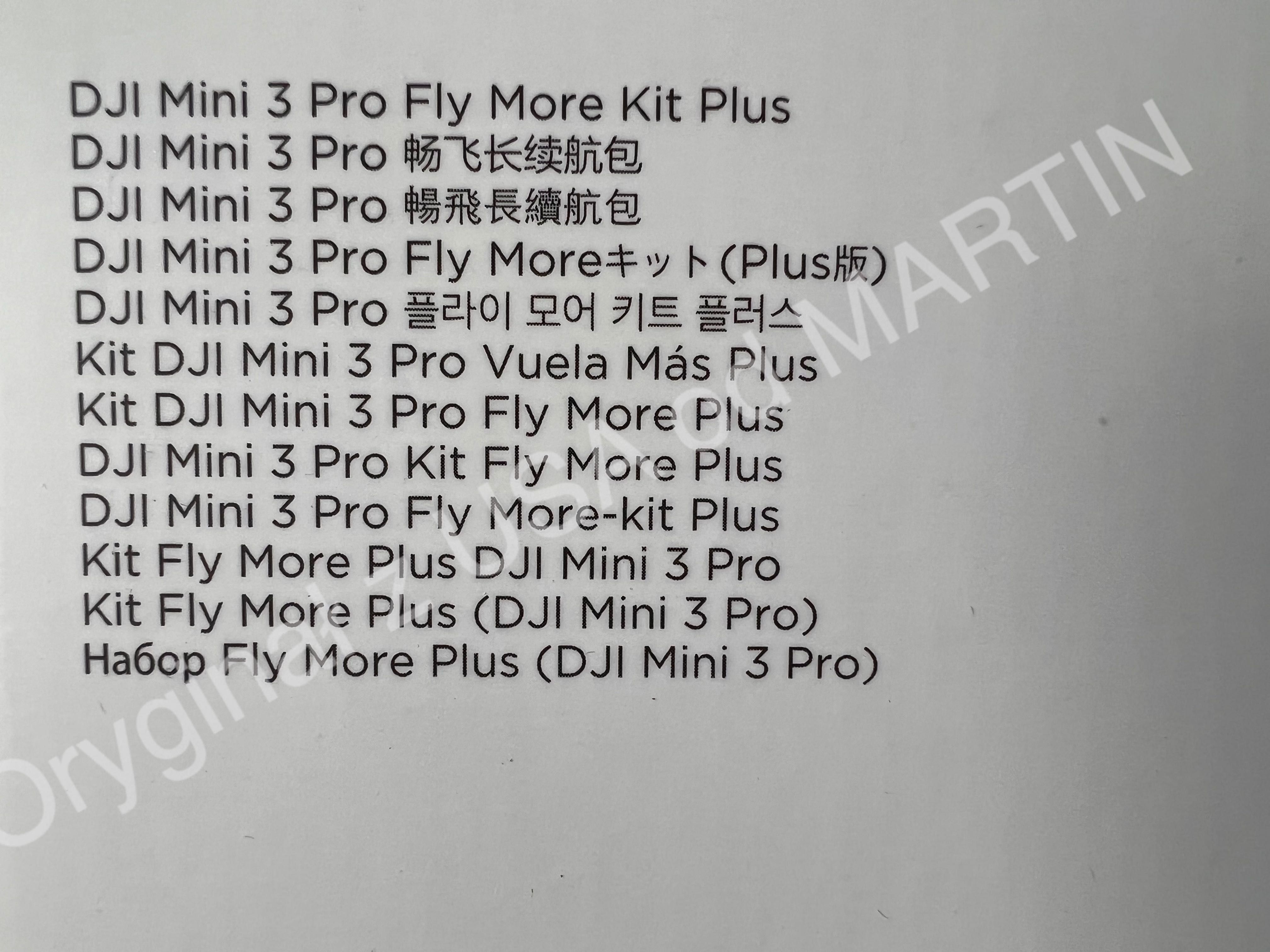 DJI Mini 3 Fly More KIT Plus -  2 x 3850 mAh - 47 minut latania