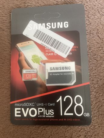 Karta sd Samsung 128gb evo plus