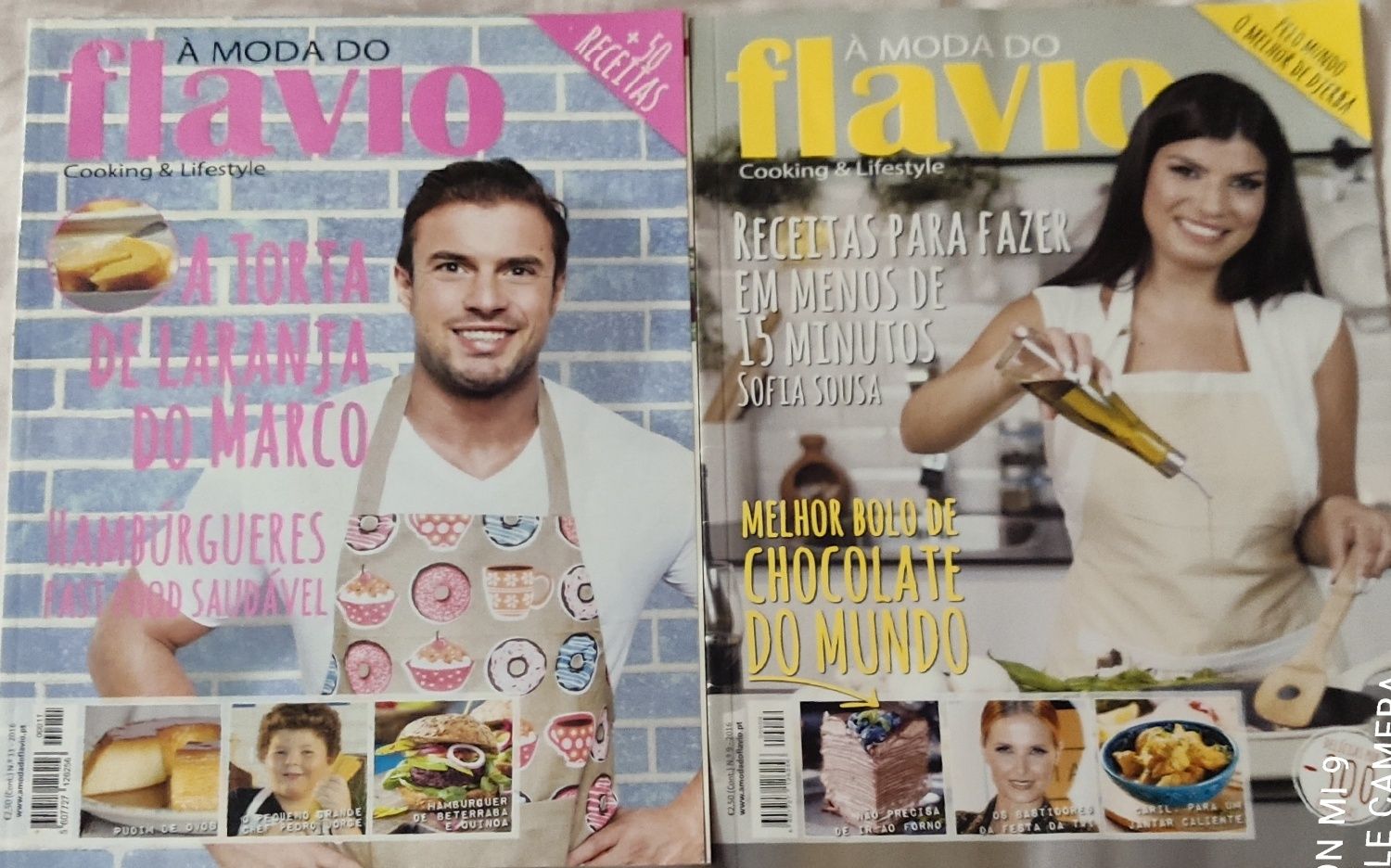Revistas de culinária Á moda do Flavio cada1,20€