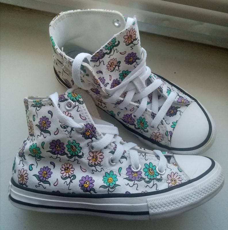 Високі кеди для дівчинки Converse (оригінал)