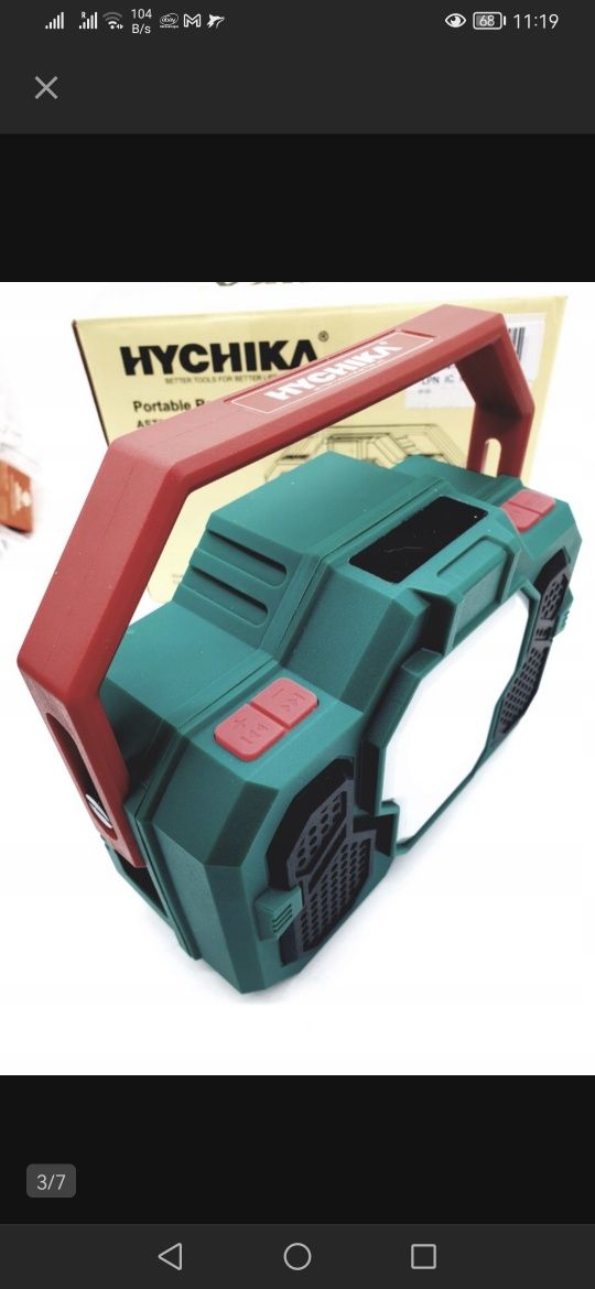 Nowe Radio hychika bluetooth LED