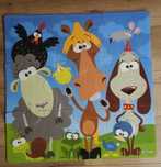 Puzzle piankowe duże zwierzęta