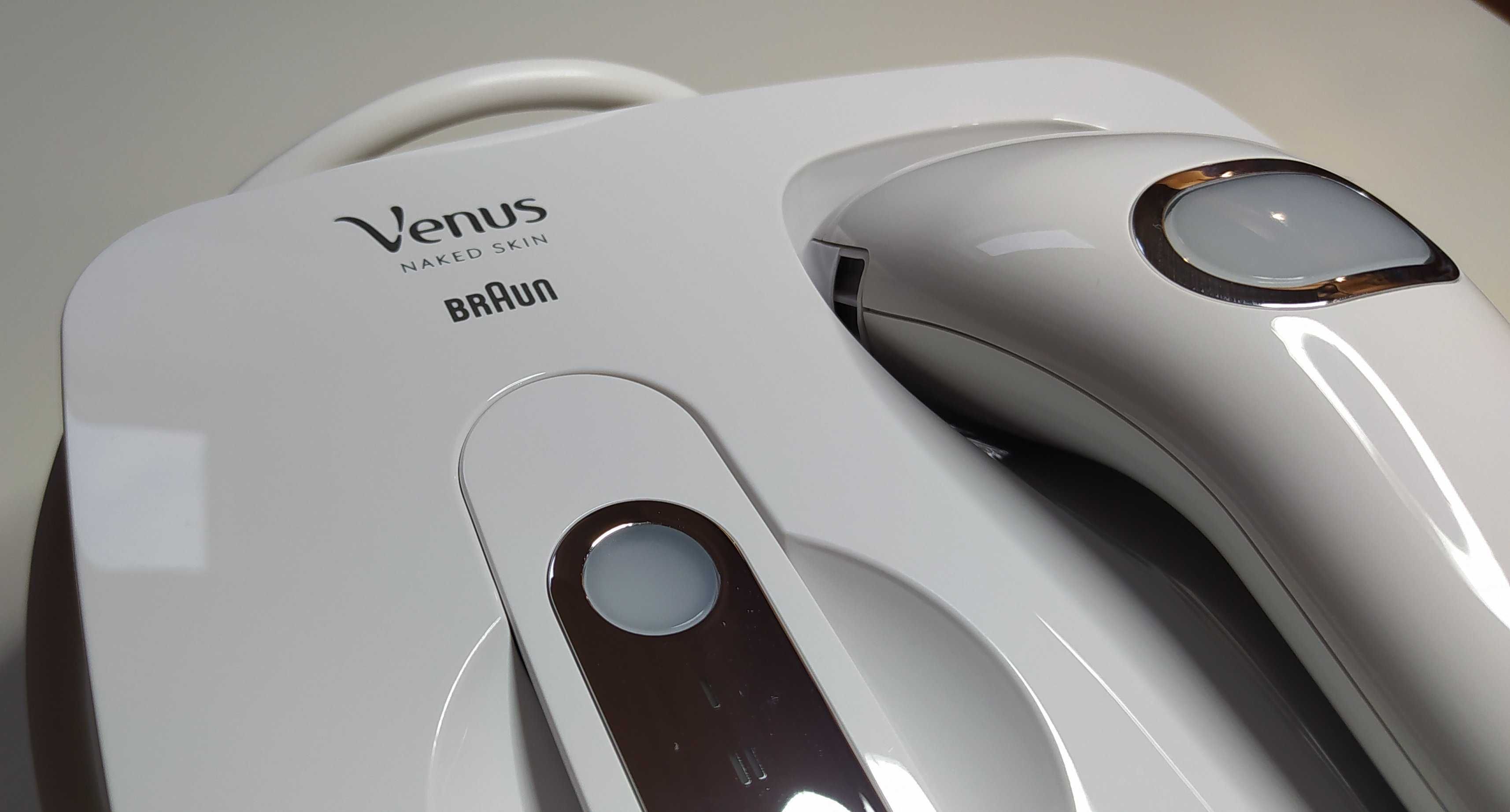 Depilator Laserowy Braun Venus Naked Skin IPL Detektor Odcieni Skóry
