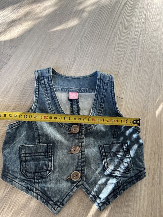 Kamizelka jeansowa rozmiar 116