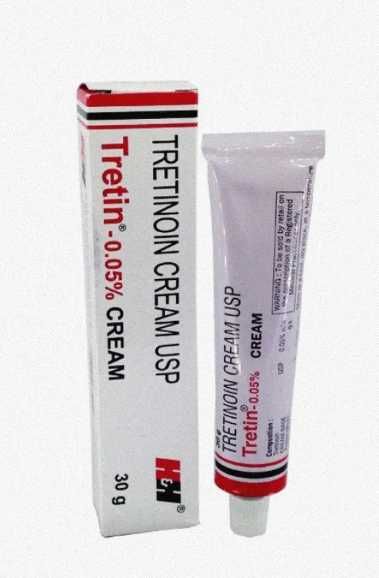 Третиноин крем, Ретинол 30г, Treetinoin 0,05% USP H&H Pharmacy.