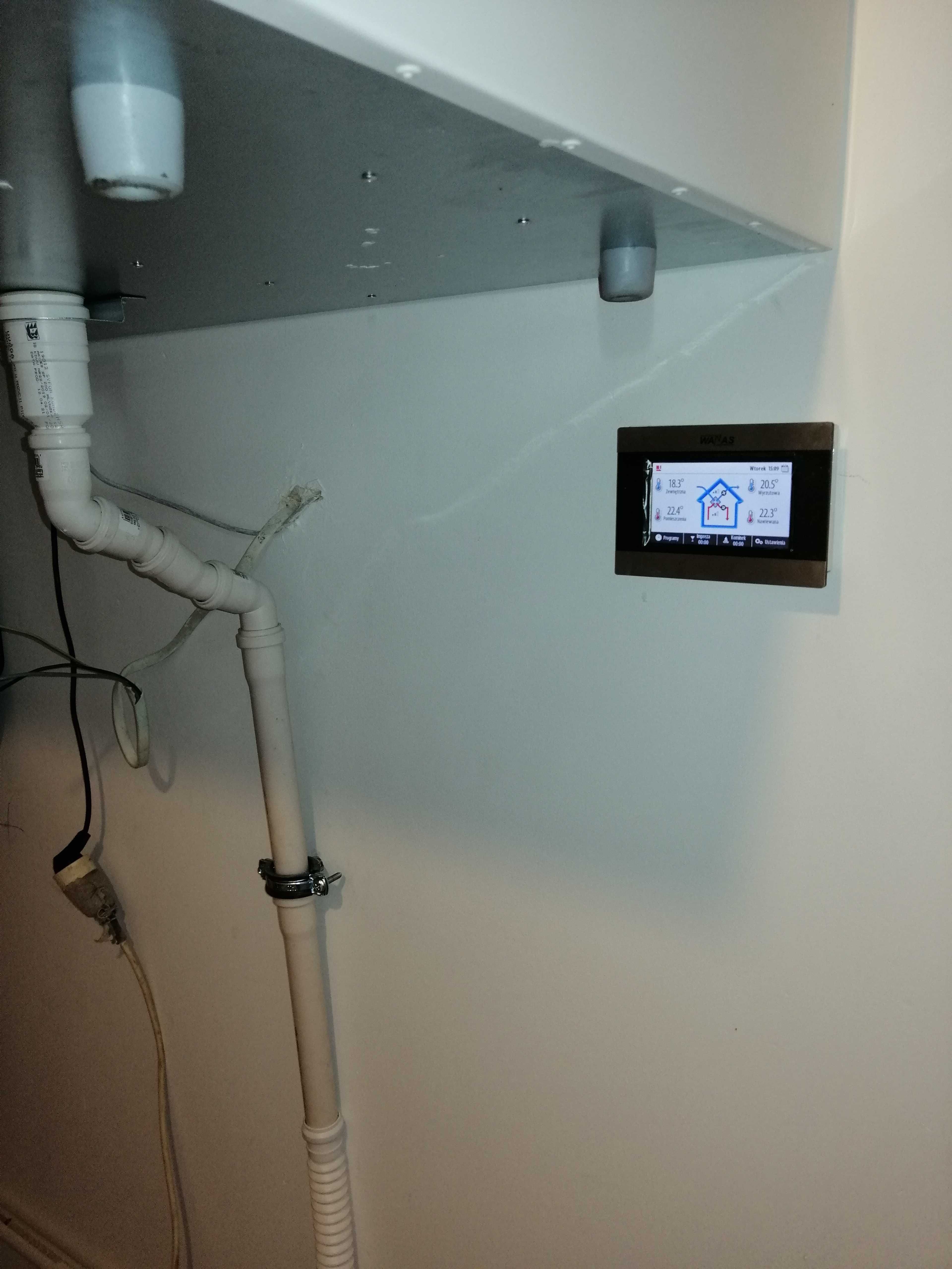 Rekuperacja Wentylacja System dla domu GRATIS czujnik CO2 i wilgoci