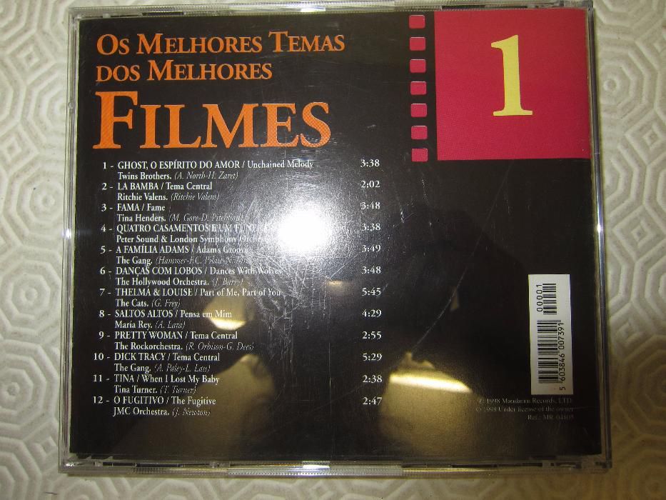 CD Os Melhores Temas dos Melhores Filmes