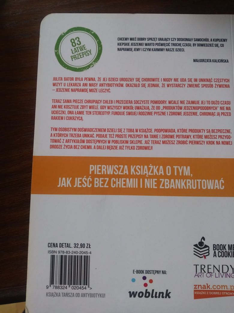 Zamień chemię na jedzenie