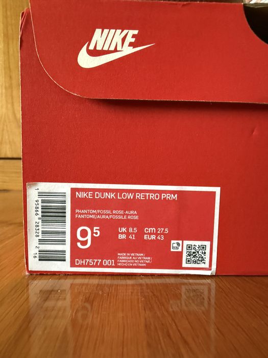 Nike Dunk Fossil Rose 43