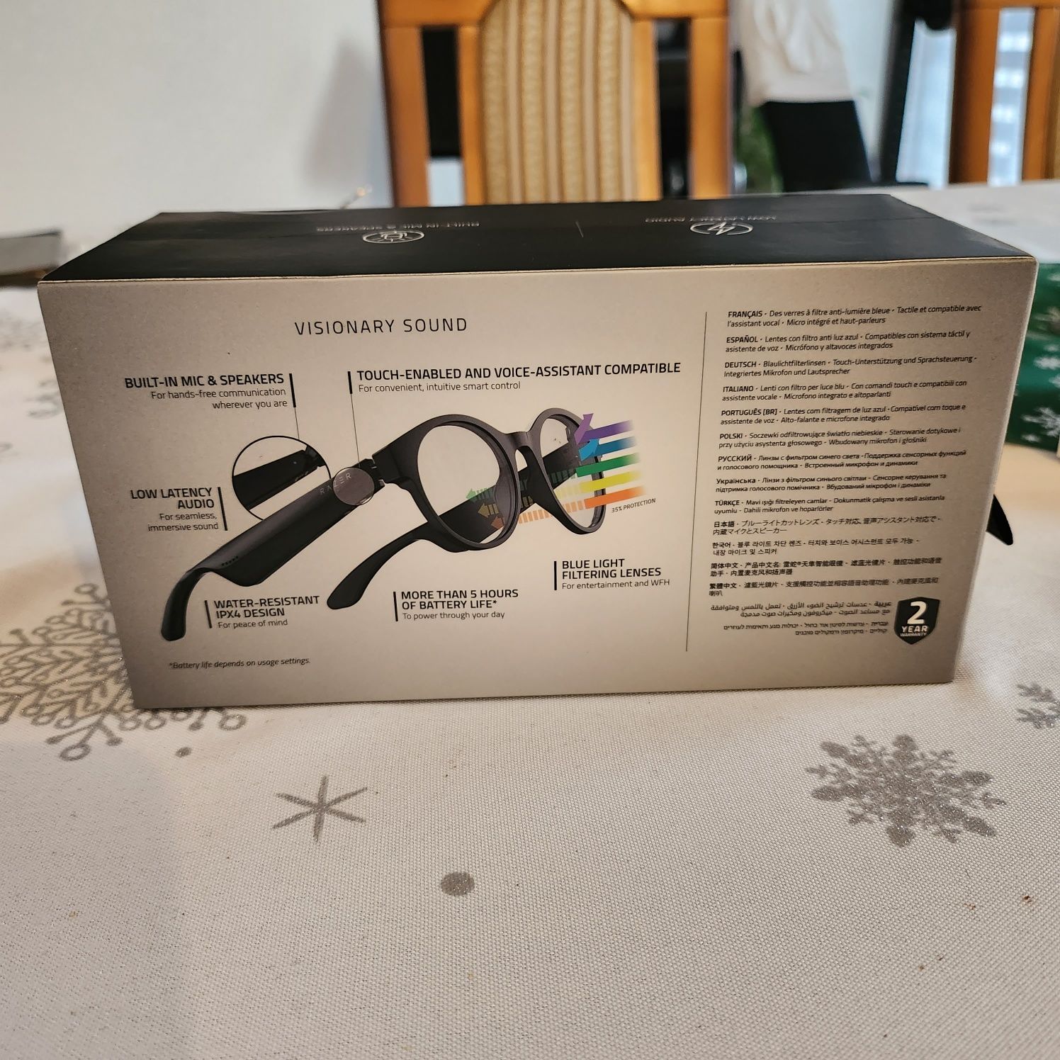 Okulary smart Razer Anzu bluetooth