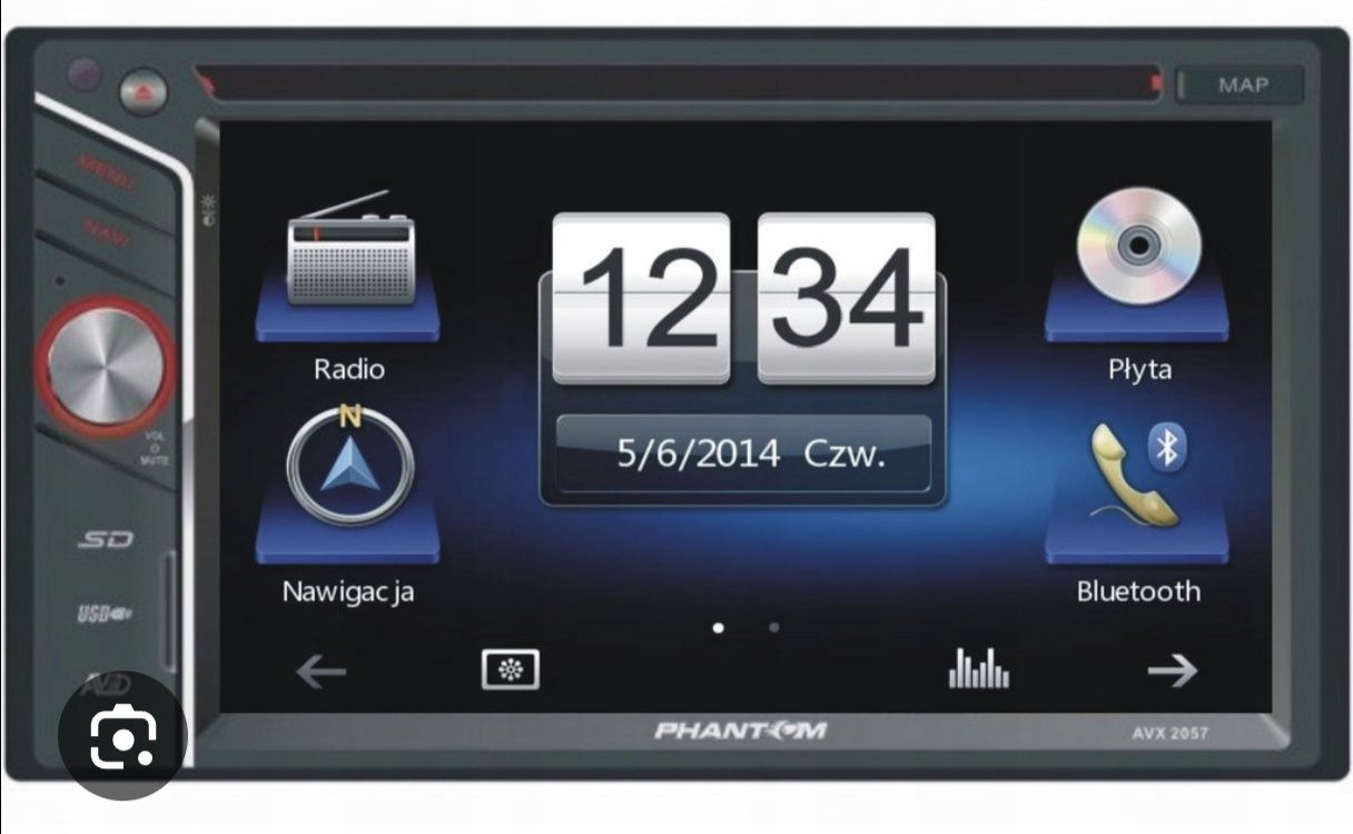 Radio z nawigacją, Bluetooth, możliwość podłączenia kamery cofania