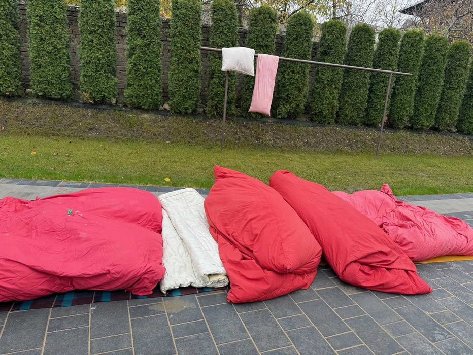 Pierze Kołdra Poduszka Używane