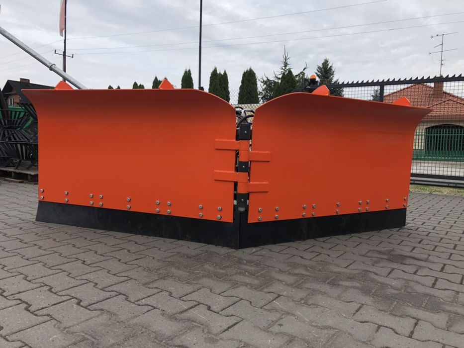 Pług odśnieżnym spych do śniegu strzałka byk sterowany hydraulicznie