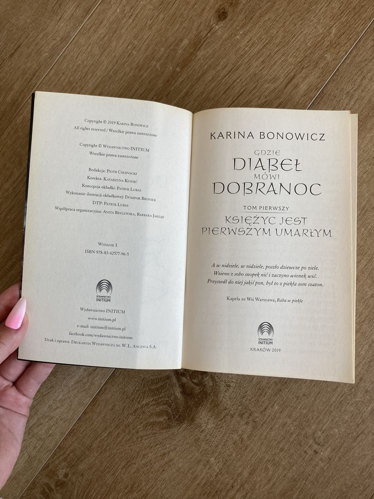 Książka gdzie diabeł mówi dobranoc tom 1