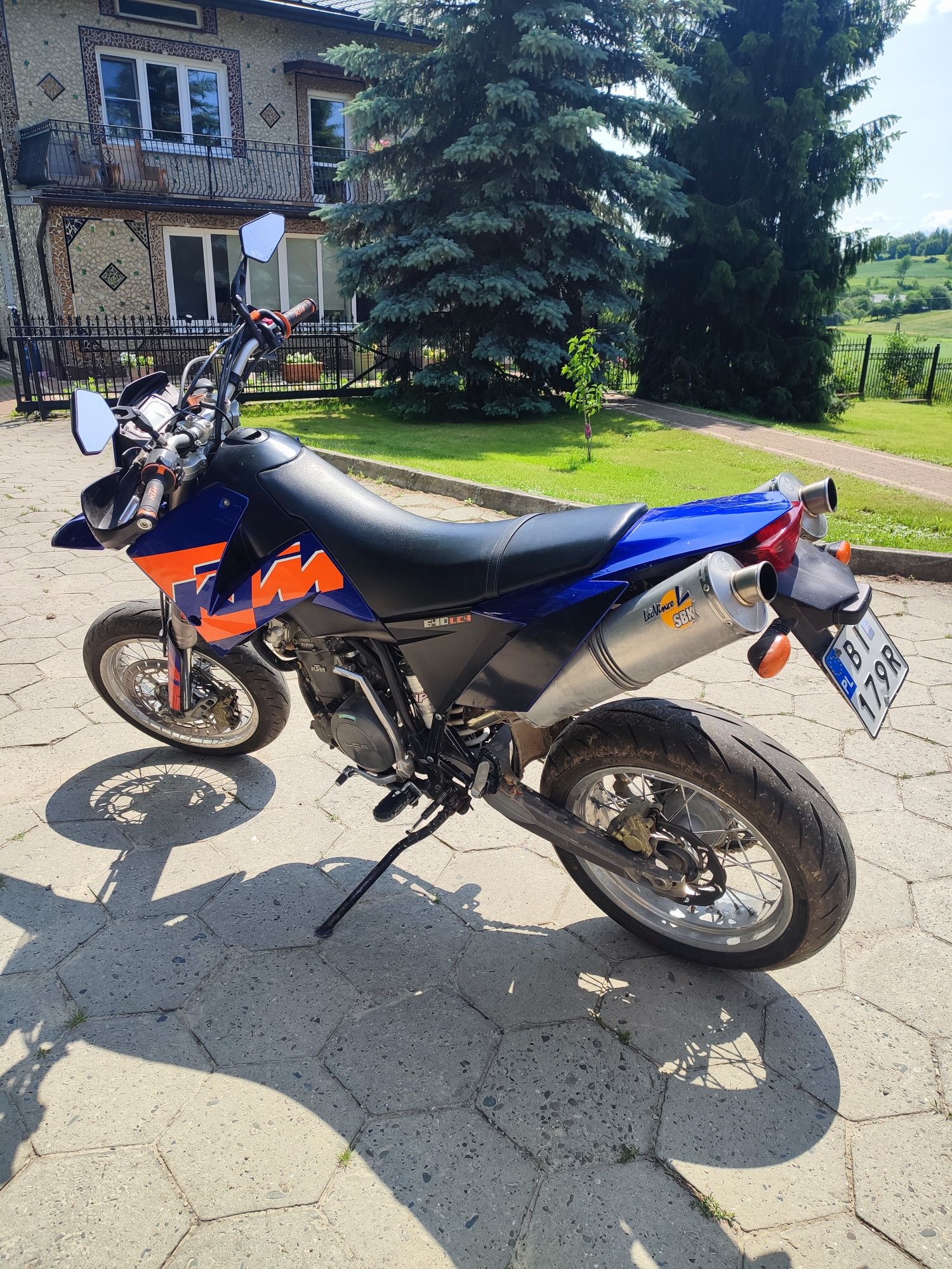 KTM LC4 640 Supermoto/ Zamiana na enduro, quad
