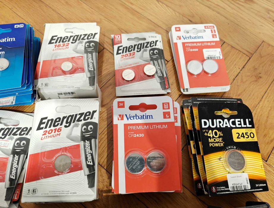 Батарейки Duracell CR2016 CR2025 CR1632 Energizer