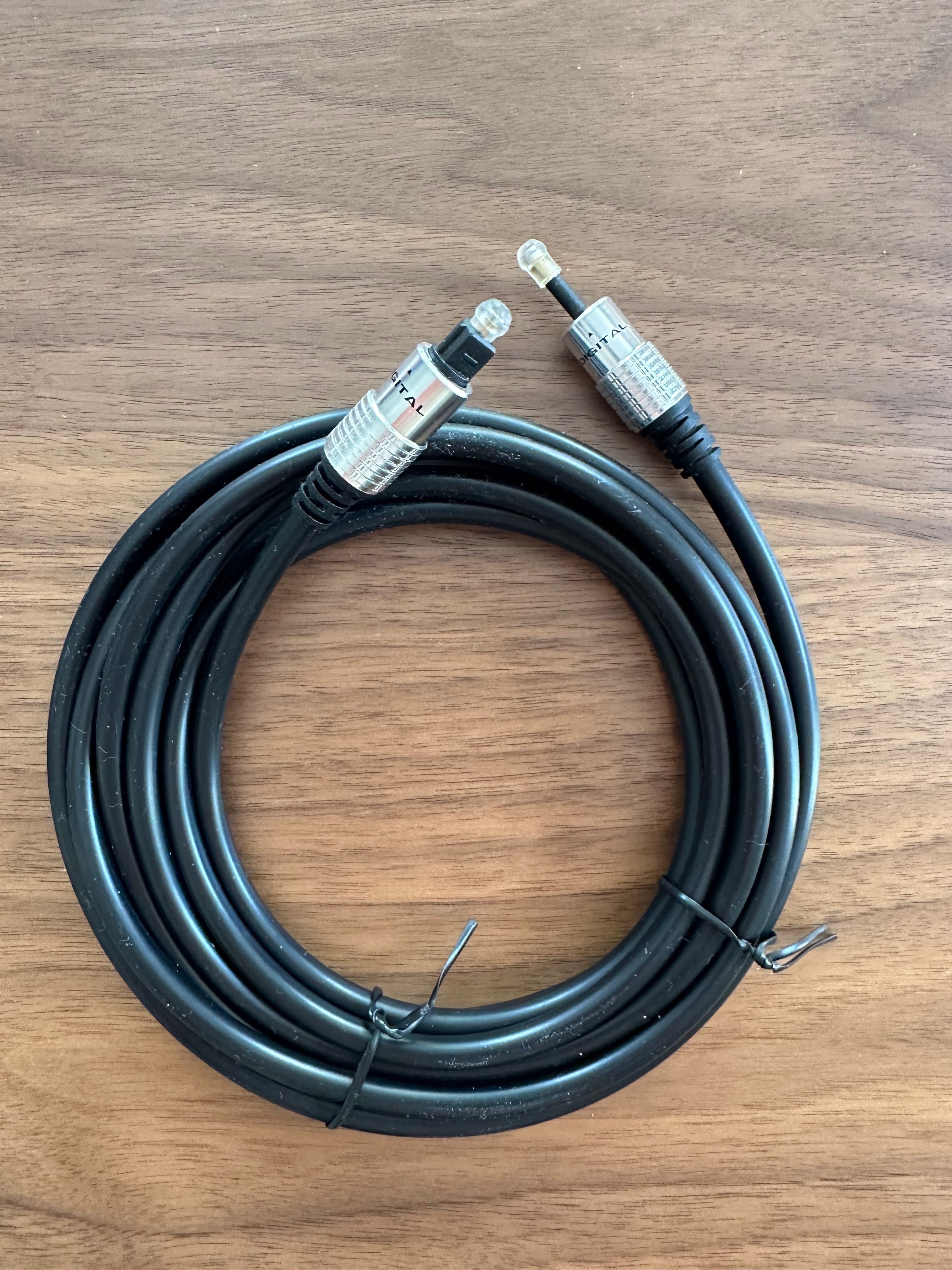 Kabel Toslink 3,5mm - przewód optyczny Toslink/mini Toslink | 3m