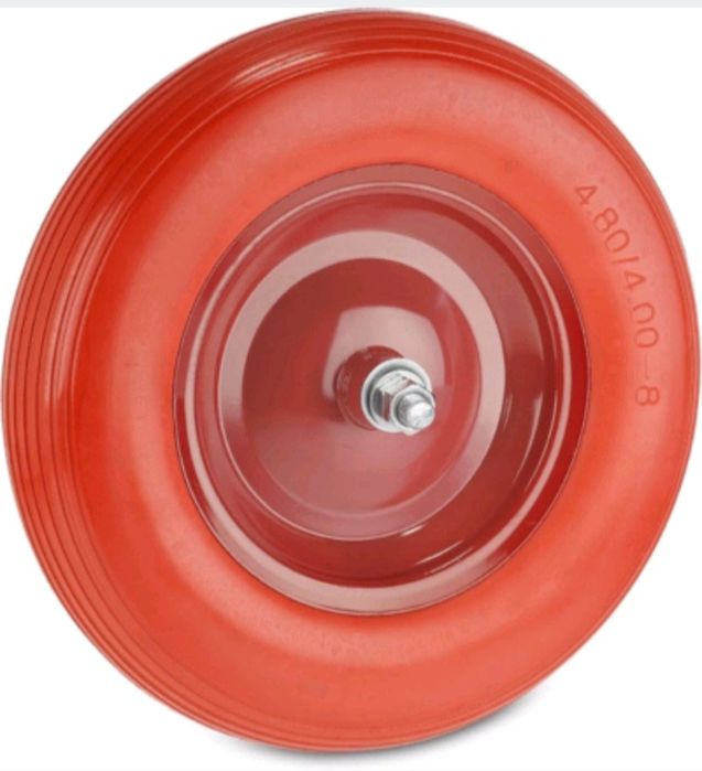 Relaxdays koło do taczki czerwone